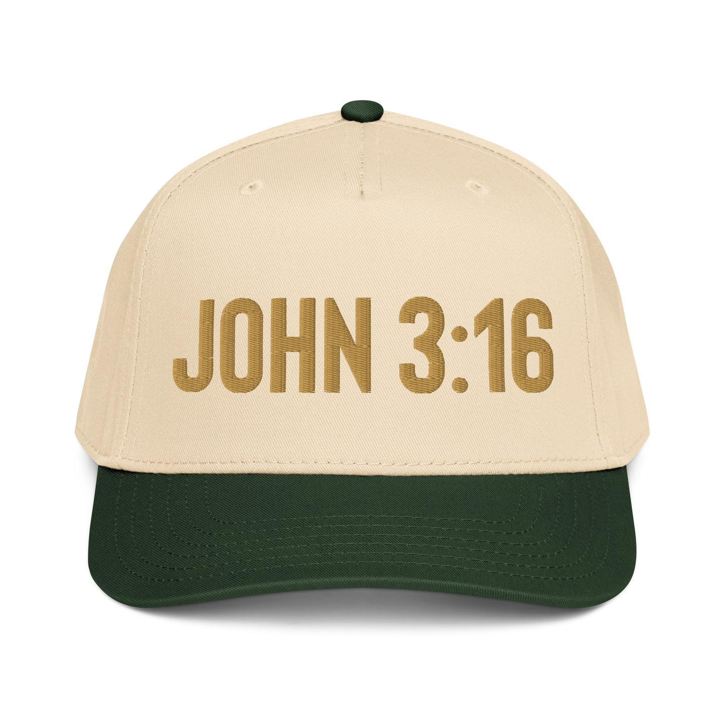 John 3:16 Mid-Profile Baseball Hat – Christian Faith Cap 2025